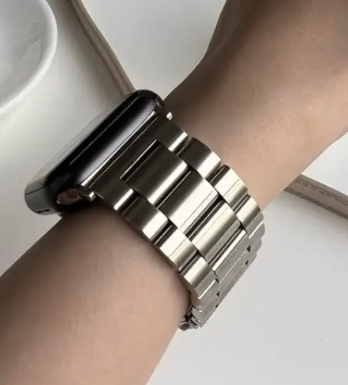 CINTURINO APPLE WATCH ACCIAIO