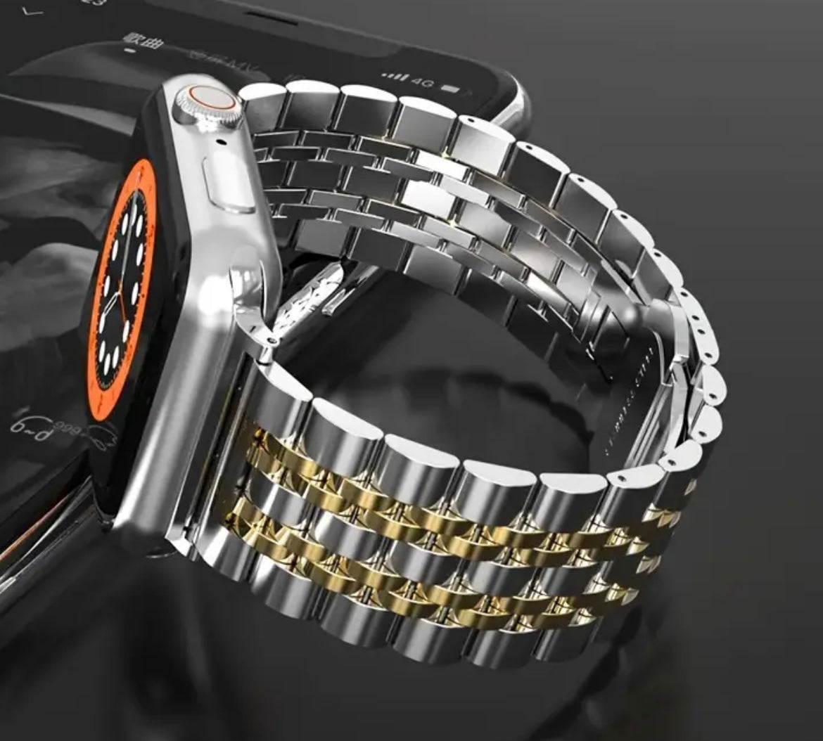 CINTURINO APPLE WATCH ACCIAIO